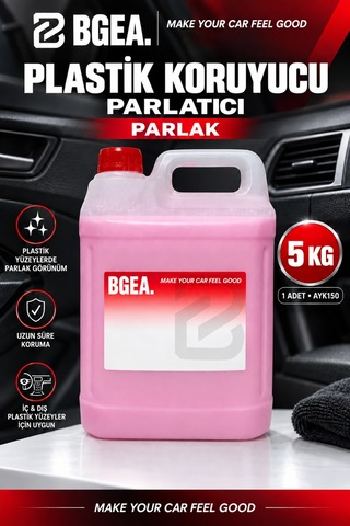 Bgea Plastik Koruyucu Parlatıcı Parlak 5 Kg Torpido Ve İç Trim Bakım Ürünü