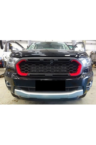 Ford Ranger T8 Ön Panjur Seti 2018 Ve Üzeri Ledli Mustang  Logolu