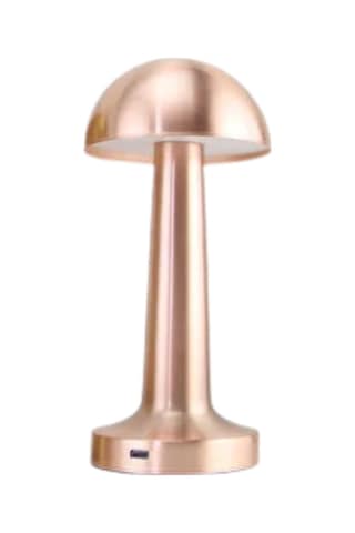 Modern Bronz Masa Lambası 3 Renk Led Dokunmatik Şarjlı Model