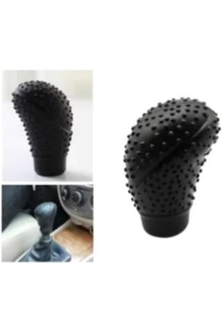 CARUB VitesTopuz Kılıfı Silikon Oval Masajlı Siyah