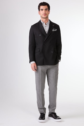 Dufy Siyah Erkek Ceket - Slim Fit Siyah