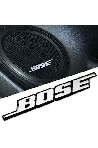 Bose Hoparlör Logo Amblem 1 Set 2 Parça Yapıştırmalı Model