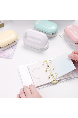 Aubyhe 99a3 3 Delikli Delici, 28.5mm Aralık, 5 Yaprak Kapasite, Abs-demir, 7mm Giriş Derinliği, El Defteri Ve Üniversite İçin, Sarı Sarı