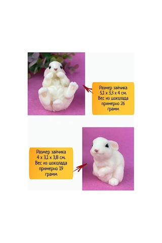 K3dp Pasha Çikolatası İçin Silikon Şekillendirme Kalıbı Tavşan No.2 168780804 Diğer