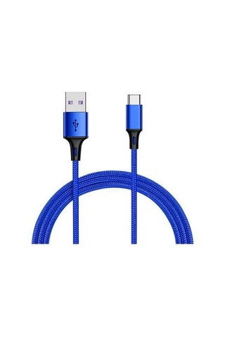 Sandwich Örgülü Nylon Type-c Kablosu - Hızlı Şarj, Stabil Veri Transfer - Samsung Galaxy, Lg, Oneplus Uyumlu