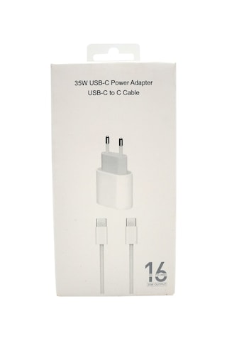 Rio Tech 35w Usb-c Adaptör Type-c To Type-c Kablo Iphone 16 Pro Max Şarj Seti