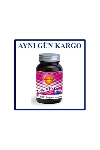 Force Nutrition Biotin 5000 Mg 120 Tablet