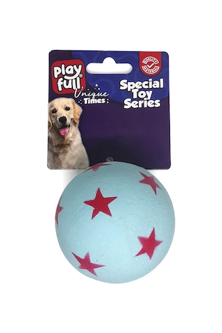 Playfull Köpek Oyun Topu Yıldızlı 6.3 Cm