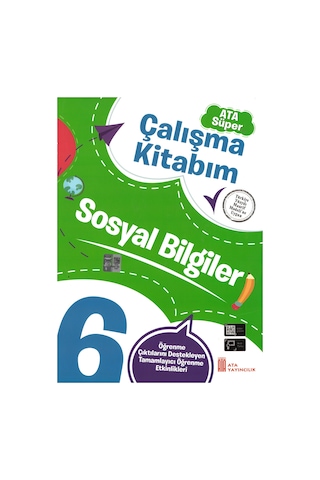 6. Sınıf Ata Süper Sosyal Bilgiler Soru Bankam + Çalışma Kitabım Seti