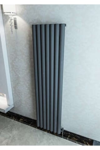 Warma Ula Dikey Alüminyum Radyatör 485x1800 Pütürlü Antrasit 7946