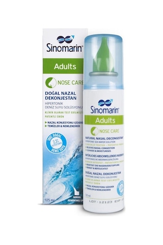 Sinomarin Adults Hipertonik Deniz Suyu 125ml