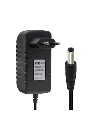 Weko 18 Volt - 1 Amper 5.5 2.5 Uçlu Yerli Üretim Priz Tipi Adaptör-2818