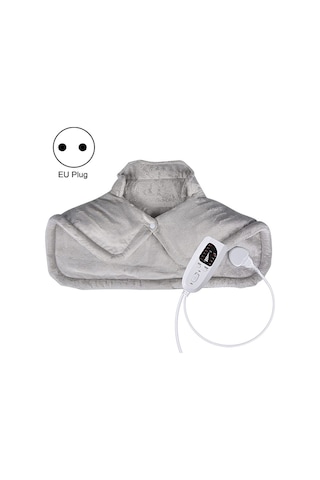 Sırt  Ve Boyunda Elektrikli Isıtmalı Termal Şal Beyaz