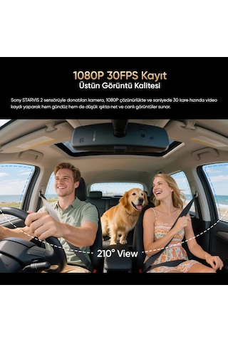 Viofo Rnf210 A229 Pro / Plus / Ultra Uyumlu 1080p Kızılötesi Balıkgözü İç Kamera