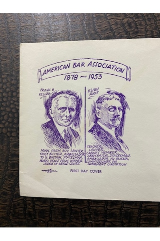 Amerıcan Bar Assocıatıon First Day Cover August 1953 Stamps Block Of 4 3c /amerikan Barolar Birliği Seri No'lu İlk Gün Zarfı Özel Pullu Limited