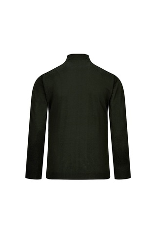 Hatemoğlu Haki Regular Fit Yarım Balıkçı Yaka Yünlü Kazak 2982357 Haki