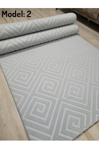 Arbese Premium Halı Yolluk Oturma Odası, Mutfak, Antre Ve Koridor Halısı Gri Arbs2bnyn