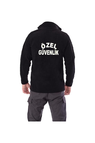 Özel Güvenlik Polar Çok Cepli Taktikal Model Armalı Siyah