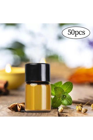 Suntek Magideal 50x Doldurulabilir Cam Şişeler Koku 2ml delik tapası