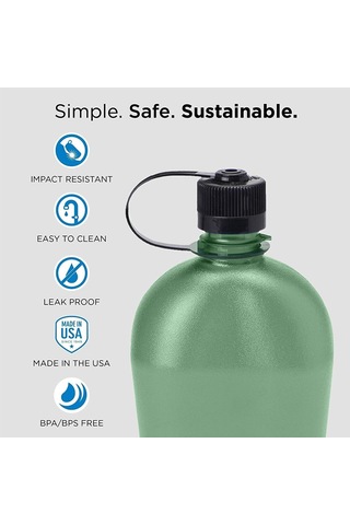 Nalgene Oasis Tritan Suluk Matara 32 Oz 1 Litre Yeşil 1777-9910