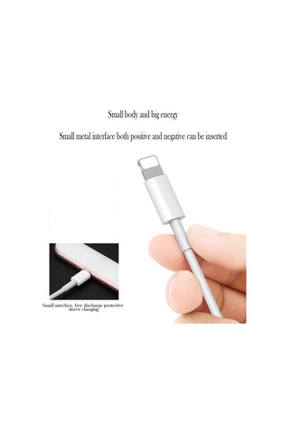 Springsun Hızlı Şarj Kablosu - İphone İçin Dayanıklı 8 Pin Altın Kaplama Usb Kablo