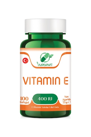Yurdavit E Vitamini 400 IU 100 Softgel
