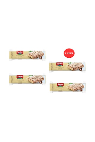 Loacker Patisserie Coconut Snacks Hindistan Cevizli Gofret 21 G 4 Adet