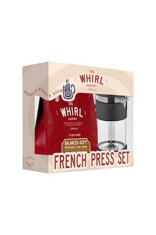 The Whirl Filtre Balanced 423 F Çekilmiş Kahve 250 Gr + French Press Hediyeli Filtre