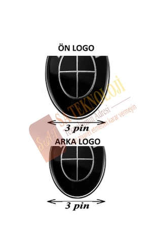 Bmw F20 Kasa Kaput Ve Bagaj Logosu Fullsiyah F20,f21 Kasa Uyar