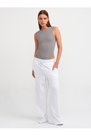 Dilvin Kolsuz Bodysuit Gri