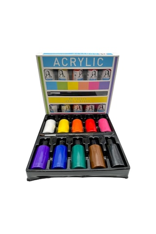 Lüks Akrilik Boya Başlangıç Seti 35x50 Tuval