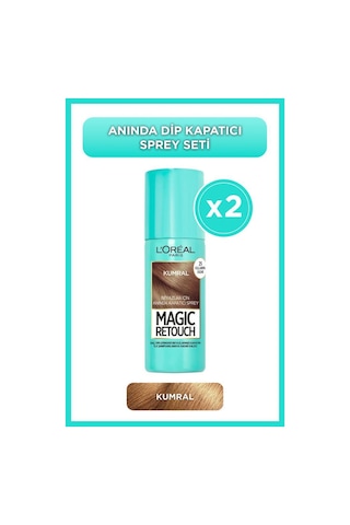 L'Oréal Paris 2'li Magic Retouch Beyaz Dipleri Kapatıcı Sprey - Kumral