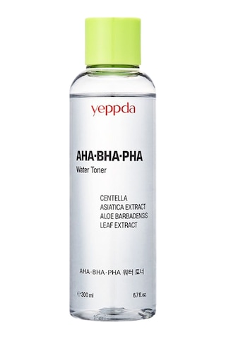 Yeppda Akneli Ciltler İçin Hafif Asidik Tonik Yeppda AHA BHA PHA Water Toner 200 ml