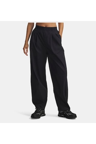 Under Armour Unstoppable Woven Pileli Kadın Eşofman Altı 6007027-001 Siyah