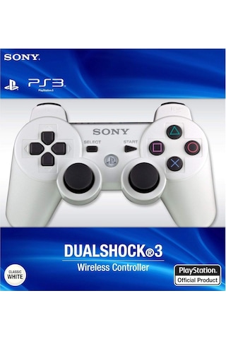 Sony PS3 Dualshock 3 Joystick Wireless Controller Kol Beyaz