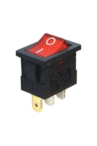 Tekli Işıklı Anahtar Düğme 10'lu Paket