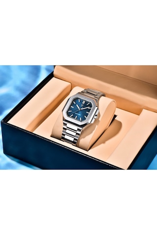 Pagani Design Pd-ys019 Erkek 37mm Japon Vh31 Kronograf Kuvars Saat Safir Kristal 50m Su Geçirmez Işıklı Saat Lacivert Diğer