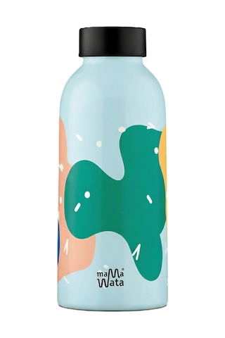 Mamawata Confetti Paslanmaz Çelik Termos Matara 470 Ml Sızdırmaz Yalıtımlı Suluk Açık Mavi Mamawata Confetti Paslanmaz Çelik Termos Matara 470 Ml Sızdırmaz Yalıtımlı Suluk Açık Mavi