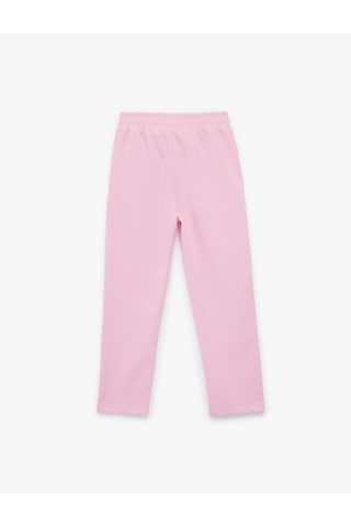 Koton Beli Bağcıklı Cep Detaylı Basic Havuç Kesim Pantolon Pembe 6skg40073ak Gül