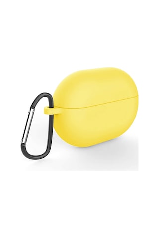 Microsonic Huawei Freebuds Pro Mat Silikon Kılıf Sarı