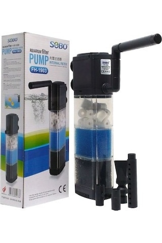 Sobo Fg-1203 12W 800Lt/S Akvaryum İç Filtre