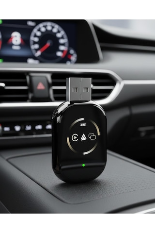 Hepsi Kablosuz Carplay Android Auto Adaptörü Otomatik Eşleşme Najmaddin