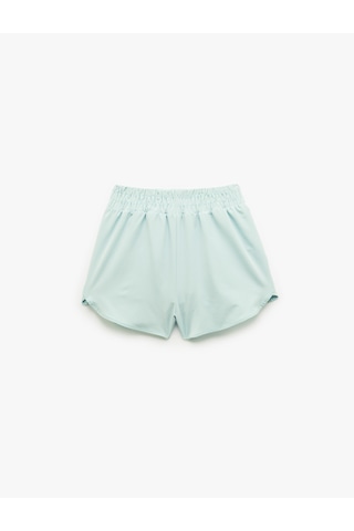 Koton Yüksek Bel Paraşüt Mini Spor Taytlı Şort Mınt 5sak40030nw Mint