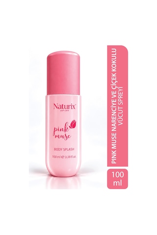 Naturix Pink Muse Vücut Spreyi 100 Ml Meyvemsi Ve Çiçeksi Koku
