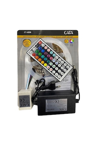 Cata Ct-4558 Rgb Şerit Led Seti (352 Renk) Cata Ct-4558 Rgb Şerit Led Seti (352 Renk)