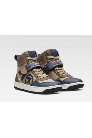 Xpd Moto Pro Sneakers Bot Yeşil Bej