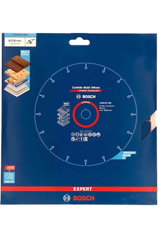 Bosch Expert 230 Mm Cmw Taşlama Makinesi Ahşap Kesme Diski 2608901682