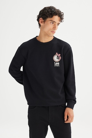 Lee Erkek Sweat L2520363 001 Siyah Siyah