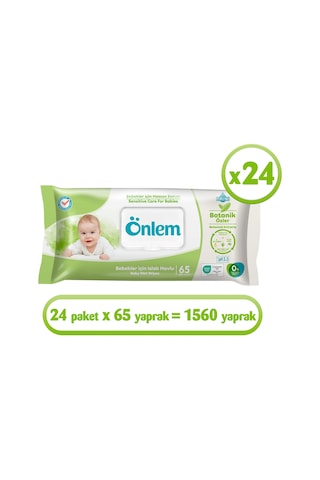 Önlem Botanika Islak Havlu 65x24 Adet