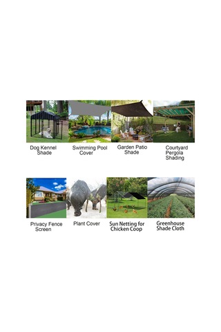 Qingmipy Siyah Yüksek Yoğunluklu Pe Gölge Tulu - 90% Gölge Oranı, Yağmursuz, Nemli, Soğutucu, Uv Dayanıklı - 2m X 5m Boyutunda